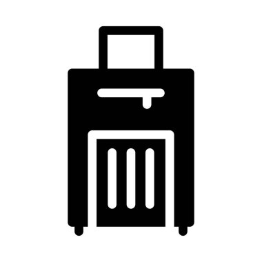 luggage vetor glyph flat icon