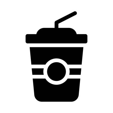cup vetor glyph flat icon