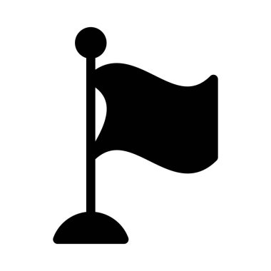 sign vetor glyph flat icon