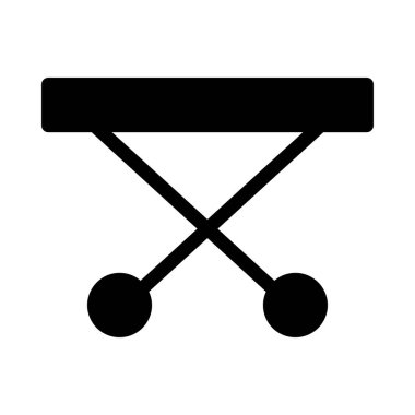 chair vetor glyph flat icon