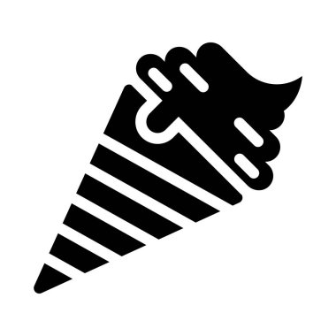 ice vetor glyph flat icon