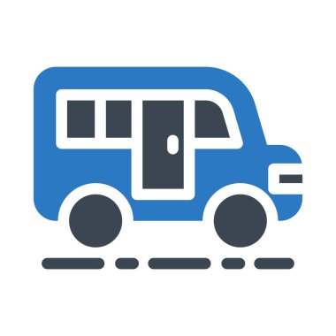 araç vektör renk simgesi