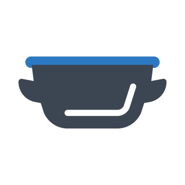 yiyecek vektörü renk simgesi