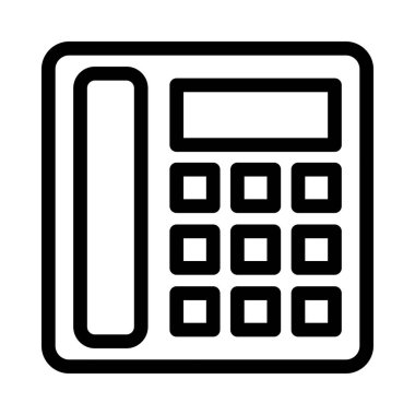 Sabit hat vektörü ince çizgi simgesi