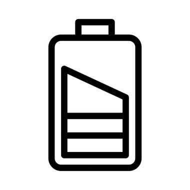 yük vektörü ince çizgi simgesi