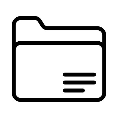 dosyalar vektör ince çizgi simgesi