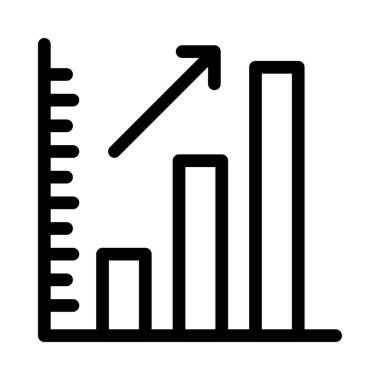 grafik vektörü ince çizgi simgesi