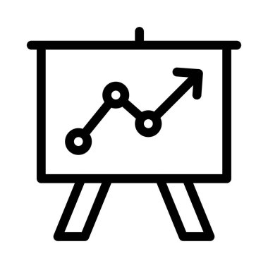 tahta vektörü ince çizgi simgesi