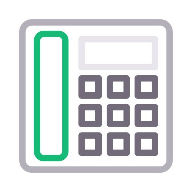 Sabit hat vektör renk çizgisi simgesi