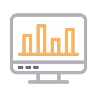 grafik vektör renk çizgisi simgesi