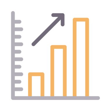 grafik vektör renk çizgisi simgesi