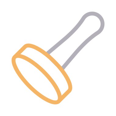 Doğrulanmış vektör renk çizgisi simgesi