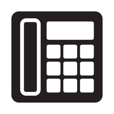 Sabit hat vektör simgesi düz simge