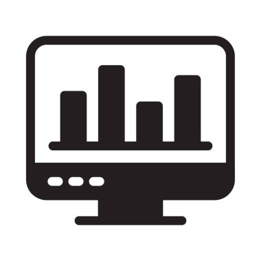 grafik vektör düz simgesi