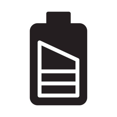 yükleme vektörü düz simgesi