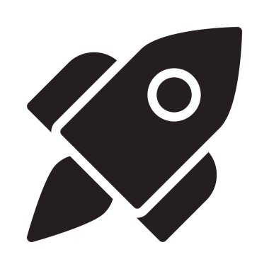 roket vektör düz simge