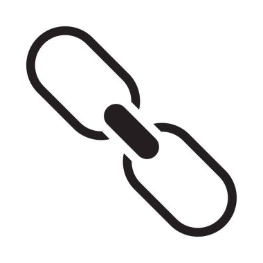 hiper bağlantı vektör düz simgesi