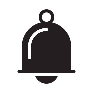 Çan vektörü düz simgesi