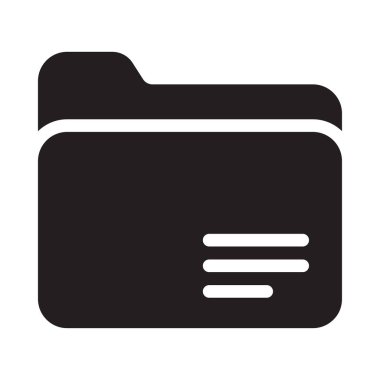 dosya vektör düz simgesi