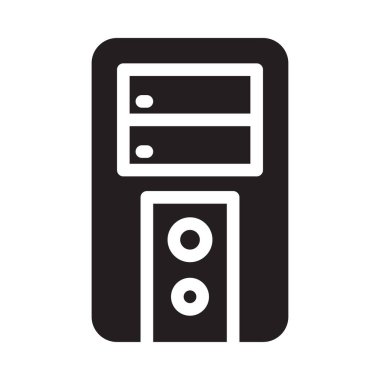 bilgisayar vektörü simgesi düz simgesi