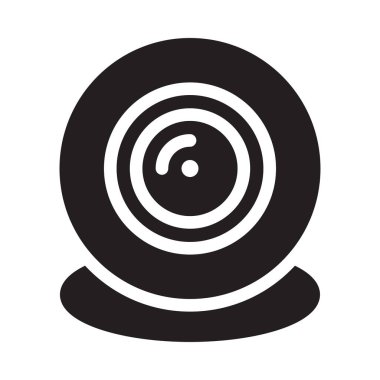 kamera vektör simgesi düz simge