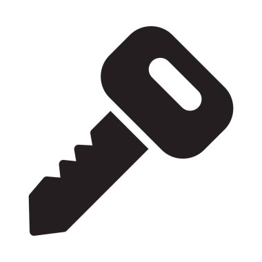 vektör düz simgesini kilitle