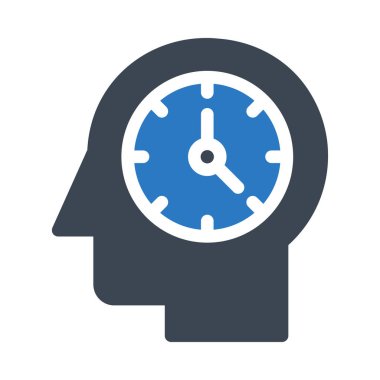 zaman vektör renk simgesi