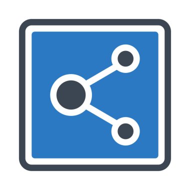 ağ vektörü renk simgesi