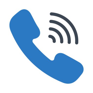 telefon vektörü renk simgesi