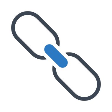 hiper bağlantı vektör renk simgesi