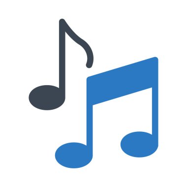 Melodi vektörü renk simgesi