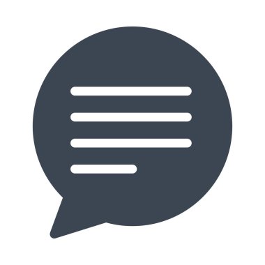 ileti vektörü düz simgesi