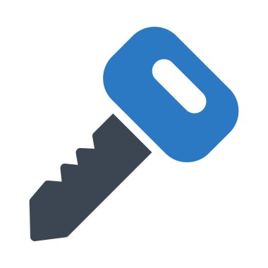 vektör kabartma renk simgesini kilitle