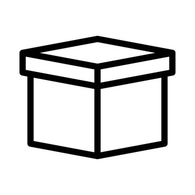 parsel vektör ince çizgi simgesi