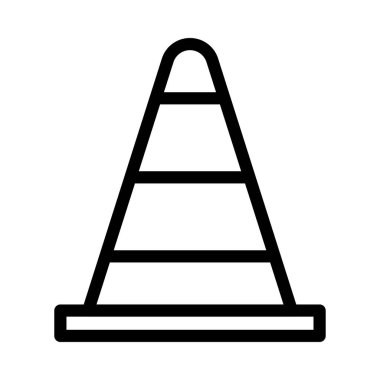 blok vektör ince çizgi simgesi