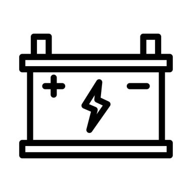 yük vektörü ince çizgi simgesi