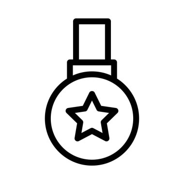 ödül vektörü ince çizgi simgesi