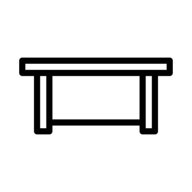 tablo vektörü ince çizgi simgesi