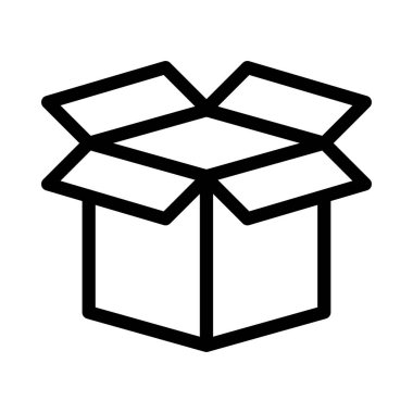 parsel vektör ince çizgi simgesi