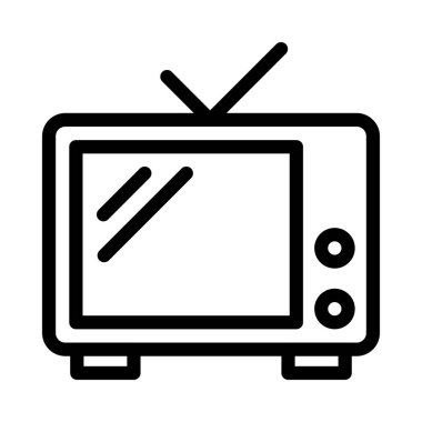 anten vektörü ince çizgi simgesi