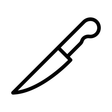 vektör ince çizgi simgesini kes