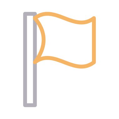 imza vektör renk çizgisi simgesi