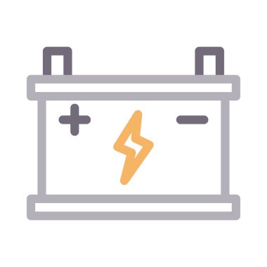 yük vektör renk çizgisi simgesi