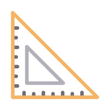 Geometri vektörü renk çizgisi simgesi