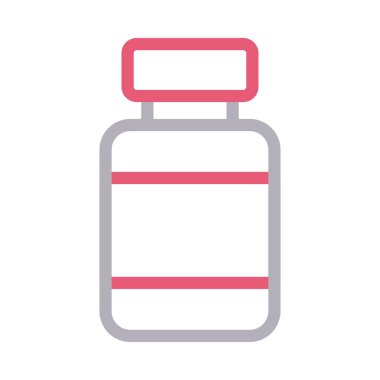 enjeksiyon vektörü renk çizgisi simgesi