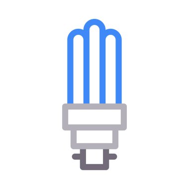 ampul vektör renk çizgisi simgesi
