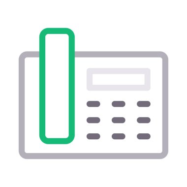 Sabit hat vektör renk çizgisi simgesi