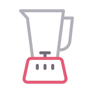 sürahi vektör renk çizgisi simgesi