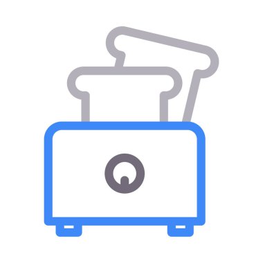 ekmek vektörü renk çizgisi simgesi