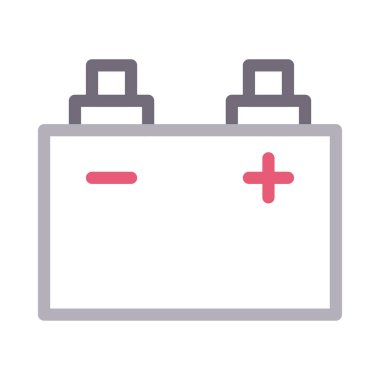 yük vektör renk çizgisi simgesi